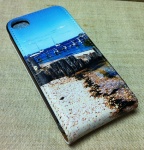 Чехол книжка для iPhone 4 - морской берег