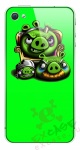 Angry Birds iPhone 4S - Салатовый iPhone с персонажами Angry Birds