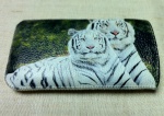 Чехол для HTC Gratia Белые тигры