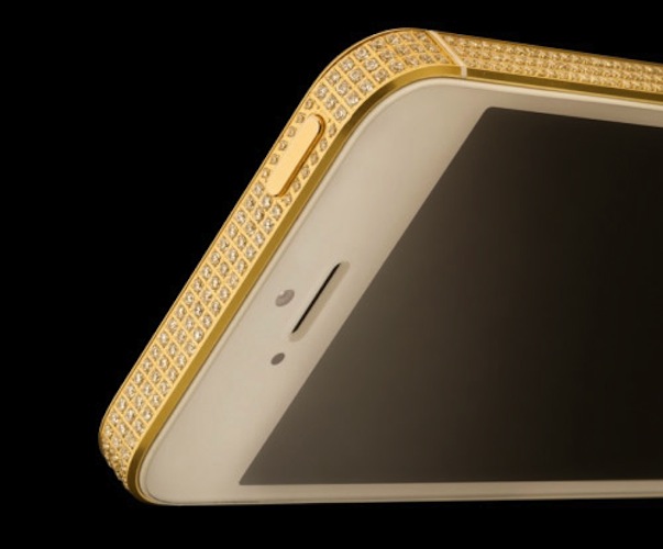 iPhone 5 Amosu Couture gold